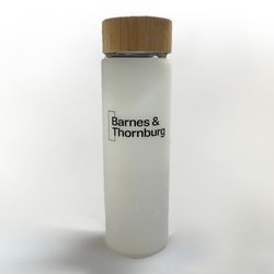 Image of Dawn by h2go 18 oz. Glass Bottle w/Bamboo Lid