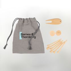 Image of Bamboo Golf Tee Set with Recycled Pouch