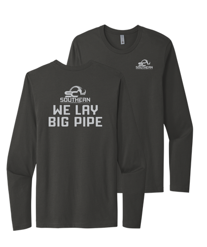 Southern Contracting Long Sleeve "We Lay Big Pipe" Tee image thumbnail