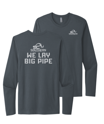 Southern Contracting Long Sleeve "We Lay Big Pipe" Tee image thumbnail