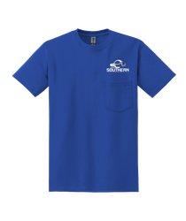 Image of Southern Contracting 50/50 Poly Blend Gildan Pocket Tee