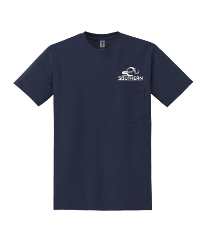Southern Contracting 50/50 Poly Blend Gildan Pocket Tee image thumbnail