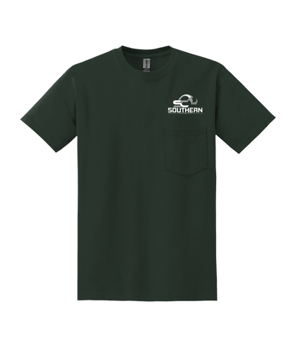 Southern Contracting 50/50 Poly Blend Gildan Pocket Tee image thumbnail
