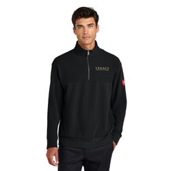 Image of Mercer + Mettle Linear Texture 1/4 Zip