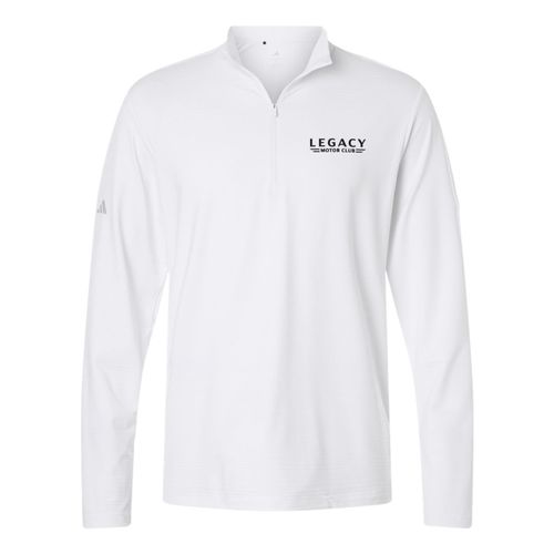 Adidas Men's Textured Stripe 1/4 Zip Pullover image thumbnail