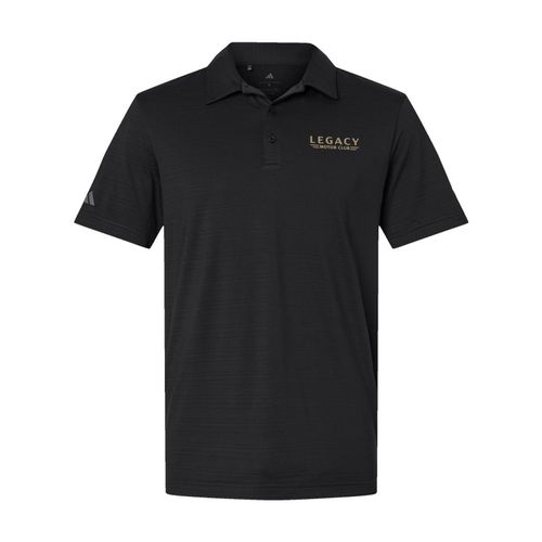 Adidas Men's Textured Stripe Polo image thumbnail