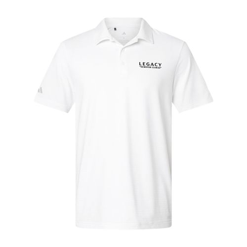 Adidas Men's Textured Stripe Polo image thumbnail