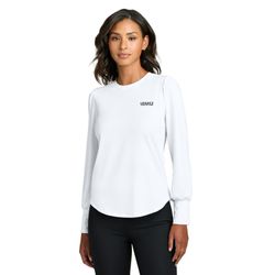 Image of Mercer + Mettle Women's Stretch Long Sleeve Blouson Top