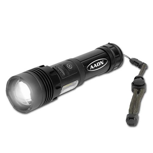 1200LM Metal Flashlight with 2000mAh Rechargeable Battery image thumbnail