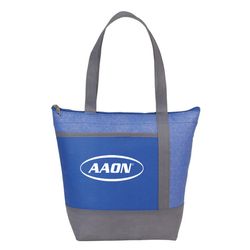 Image of Chrome Non-Woven 9 Can Lunch Cooler (1)