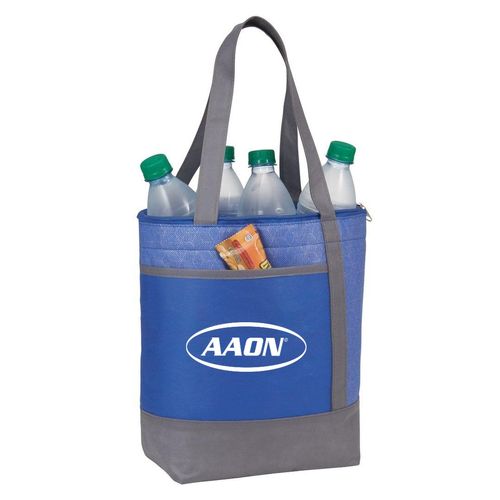 Chrome Non-Woven 9 Can Lunch Cooler (1) image thumbnail