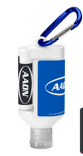 1.9 oz Duo Bottle SPF 30 Sunscreen + SPF 15 Lip Balm + Carabiner image thumbnail