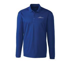 Image of Clique Spin Eco Performance Pique Long Sleeve Mens Polo