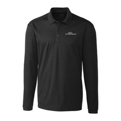 Image of Clique Spin Eco Performance Pique Long Sleeve Mens Polo
