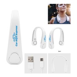 Image of Hands-Free Rechargeable Neck Fan