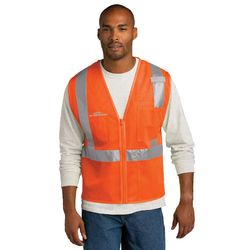 Image of CornerStone ANSI 107 Class 2 Mesh Zippered Vest