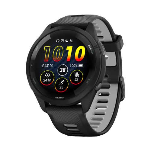 Garmin Forerunner 265 Smartwatch Black/Powder Gray, 46mm image thumbnail