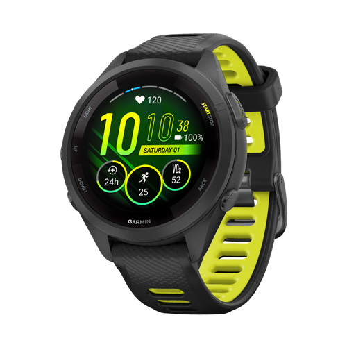 Garmin Forerunner 265S Smartwatch Black/Amp Yellow, 42mm image thumbnail