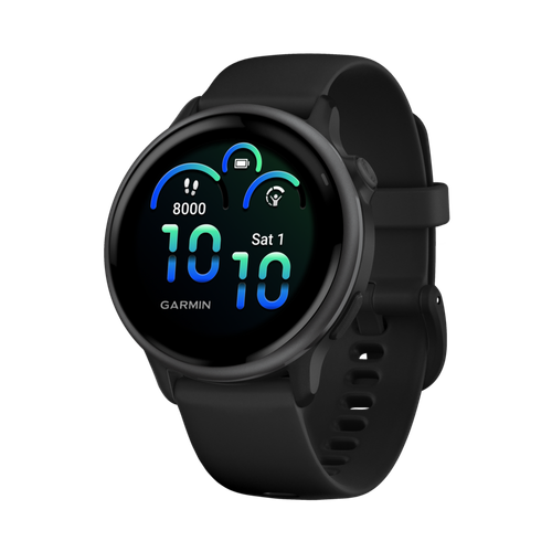 Garmin Vivoactive 6 GPS Fitness Smartwatch, Slate with Black Band image thumbnail