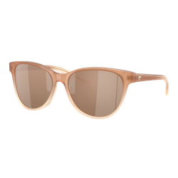 Image of Costa Womens Catherine Sunglasses Sandbar/Copper Silver Mirror 580G, Size 57 frame