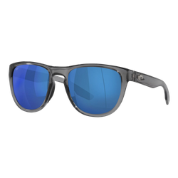 Image of Costa Womens Irie Sunglasses Gray Crystal/Blue Mirror 580P, Size 55 frame