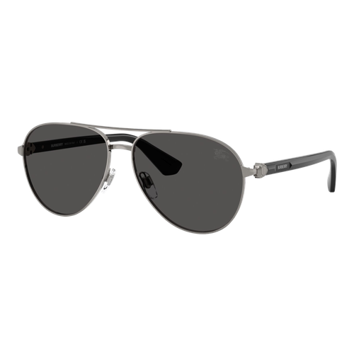 Burberry BE3167 Sunglasses Gunmetal/Dark Grey, Size 59 frame image thumbnail