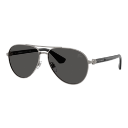 Image of Burberry BE3167 Sunglasses Gunmetal/Dark Grey, Size 59 frame