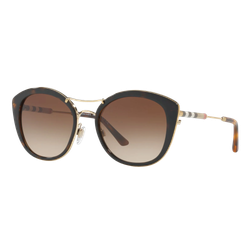 Image of Burberry Womens BE4251Q Sunglasses Dark Havana/Brown Gradient, Size 53 frame