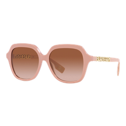 Image of Burberry Womens Joni Sunglasses Pink/Brown Gradient, Size 55 Frame
