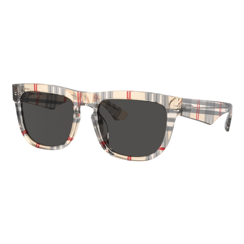 Burberry BE4431U Sunglasses Vintage Check/Dark Grey, Size 56 frame image thumbnail