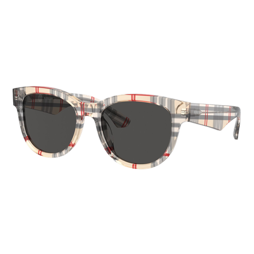 Burberry BE4432U Sunglasses Vintage Check/Dark Grey, Size 54 frame image thumbnail