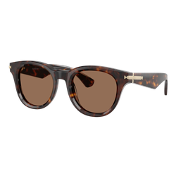 Image of Burberry BE4439 Sunglasses Dark Havana/Dark Brown, Size 51 frame