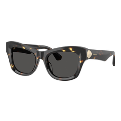 Image of Burberry Womens BE4442U Sunglasses Yellow Havana/Dark Grey, Size 51 frame