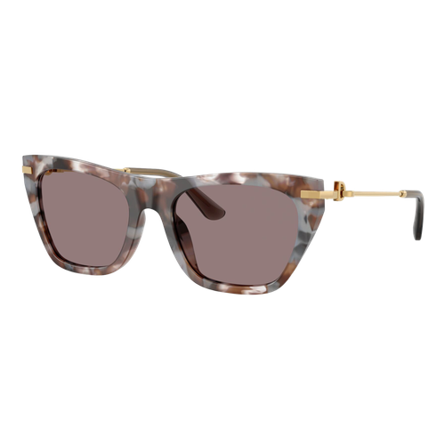 Dolce & Gabbana Womens DG4511 Sunglasses Havana Grey/Dark Purple, Size 55 frame image thumbnail