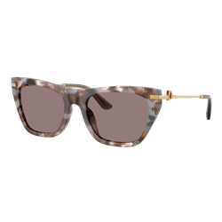 Image of Dolce & Gabbana Womens DG4511 Sunglasses Havana Grey/Dark Purple, Size 55 frame