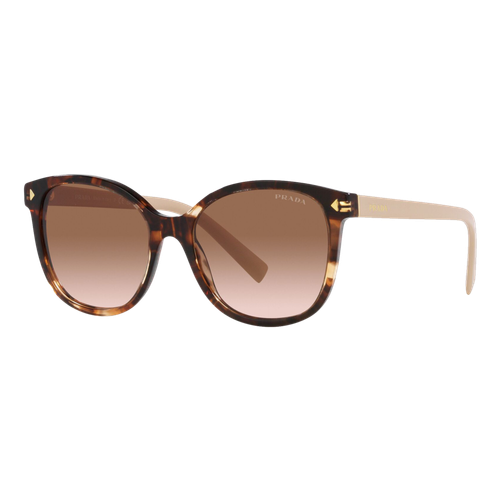 Prada Womens PR 22ZS Sunglasses Caramel Tortoise/Brown Gradient, Size 53 Frame image thumbnail