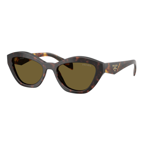 Prada Womens PR A02S Sunglasses Root Tortoise/Dark Brown, Size 52 frame image thumbnail