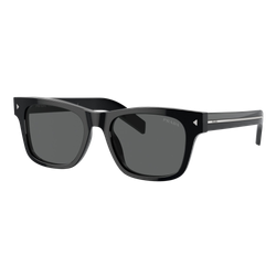 Image of Prada PR A17S Sunglasses Black/Dark Grey Solid, Size 54 frame