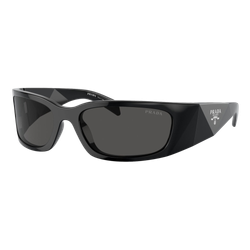 Image of Prada Symbole Sunglasses Black/Dark Grey, Size 60 frame