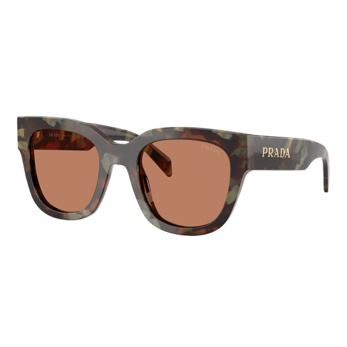 Prada Womens PR C04S Sunglasses Woods Tortoise/Brown, Size 52 frame image thumbnail