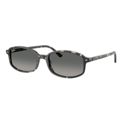 Image of Ray-Ban Sam Sunglasses Polished Grey Havana/Gradient Grey, Size 56 frame