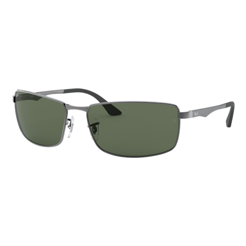 Ray-Ban RB3498 Sunglasses Gunmetal/Green Classic, Size 61 frame image thumbnail
