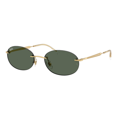 Ray-Ban RB3767 Sunglasses Polished Arista Gold/Dark Green, Size 54 frame image thumbnail