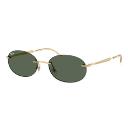 Image of Ray-Ban RB3767 Sunglasses Polished Arista Gold/Dark Green, Size 54 frame