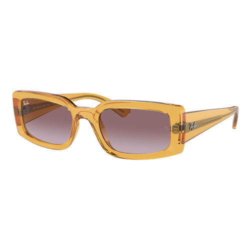Ray-Ban Kiliane Bio-Based Sunglasses Polished Transparent Yellow/Dark Violet Gradient, Size 54 frame image thumbnail