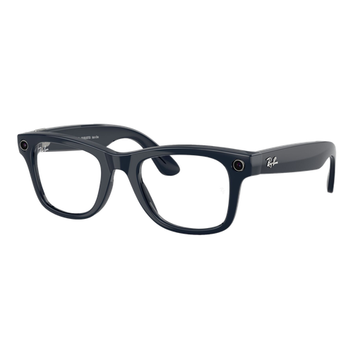 Ray-Ban Meta Wayfarer Large Transitions AI Glasses, Shiny Cosmic Blue/Transitions Sapphire, Size 53 frame image thumbnail
