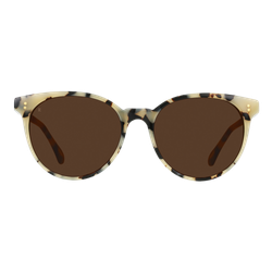 Image of RAEN Womens Norie Cat-Eye Sunglasses Ivory Tortoise/Carob, Size 53 frame
