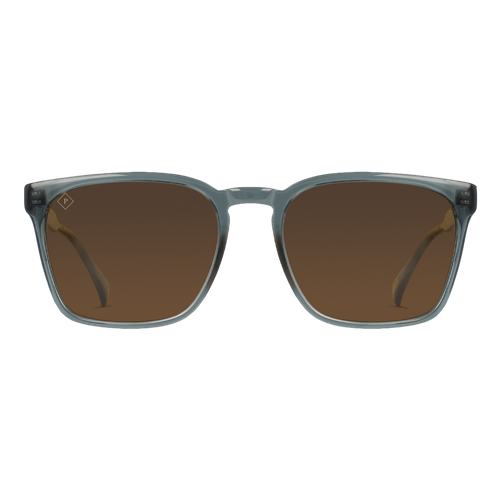 RAEN Polarized Pierce Square Sunglasses Slate/Vibrant Brown Polarized, Size 55 frame image thumbnail