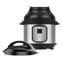 Image of Instant Pot Duo Crisp + Air Fryer 6-Qt Multi-Use Pressure Cooker, Silver