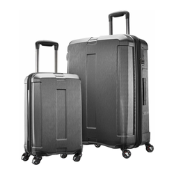 Image of Samsonite Carbon Elite 2-Piece Hardside Spinner Set, Dark Grey